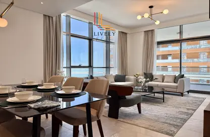 Apartment - 2 Bedrooms - 4 Bathrooms for rent in Marina Tower 02 - Marina District - Lusail