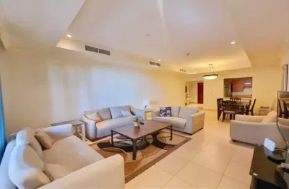 Apartment - 1 Bedroom - 2 Bathrooms for rent in Tower 4 - Porto Arabia - The Pearl Island - Doha