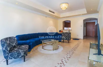 Apartment - 2 Bedrooms - 3 Bathrooms for rent in East Porto Drive - Porto Arabia - The Pearl Island - Doha