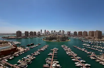 شقة - 2 غرف نوم - 3 حمامات للايجار في بوابة المارينا - بورتو أرابيا - جزيرة اللؤلؤة - الدوحة
