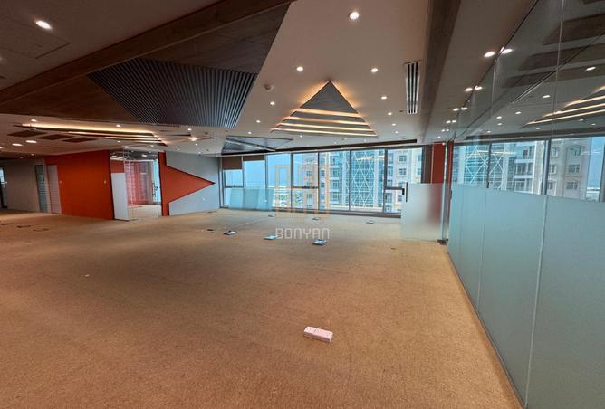 Office Space - Studio - 2 Bathrooms for rent in Marina Tower 23 - Marina District - Lusail