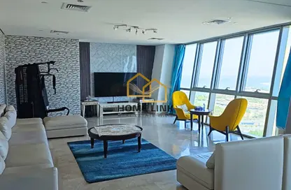 Apartment - 3 Bedrooms - 5 Bathrooms for rent in Zig Zag Towers - West Bay - Doha