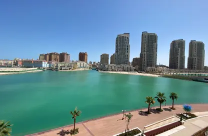 شقة - غرفة نوم - 2 حمامات للايجار في جزيرة جيوان - جزيرة اللؤلؤة - الدوحة