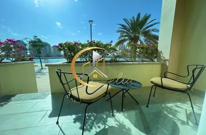 Duplex - 3 Bedrooms - 5 Bathrooms for rent in Viva West - Viva Bahriyah - The Pearl Island - Doha