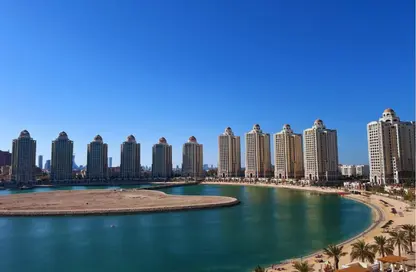 Apartment - 1 Bedroom - 2 Bathrooms for rent in Viva West - Viva Bahriyah - The Pearl Island - Doha