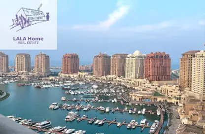 Apartment - 2 Bedrooms - 3 Bathrooms for rent in Porto Arabia - The Pearl Island - Doha