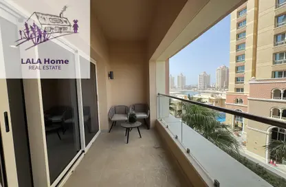 Apartment - Studio - 1 Bathroom for rent in Al Mutahidah Tower - Viva Bahriyah - The Pearl Island - Doha