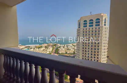 شقة - 2 غرف نوم - 3 حمامات للايجار في فيفا غرب - فيفا بحرية - جزيرة اللؤلؤة - الدوحة