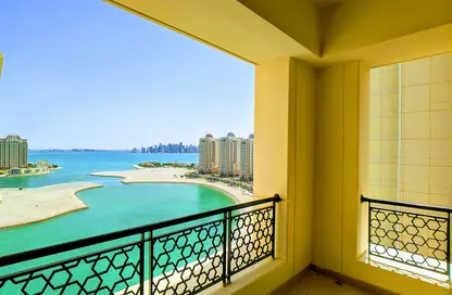 Apartment - 2 Bedrooms - 2 Bathrooms for rent in Viva West - Viva Bahriyah - The Pearl Island - Doha