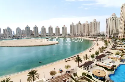 Apartment - 1 Bedroom - 2 Bathrooms for rent in Viva West - Viva Bahriyah - The Pearl Island - Doha