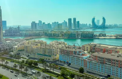 شقة - غرفة نوم - 2 حمامات للايجار في وان بورتو ارابيا - بورتو أرابيا - جزيرة اللؤلؤة - الدوحة
