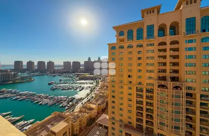 شقة - 2 غرف نوم - 3 حمامات للايجار في بوابة المارينا - بورتو أرابيا - جزيرة اللؤلؤة - الدوحة