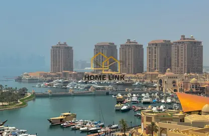 Apartment - 1 Bedroom - 2 Bathrooms for rent in East Porto Drive - Porto Arabia - The Pearl Island - Doha