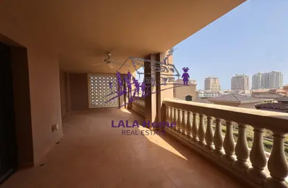 شقة - غرفة نوم - 2 حمامات للايجار في طريق بورتو الغربي - بورتو أرابيا - جزيرة اللؤلؤة - الدوحة