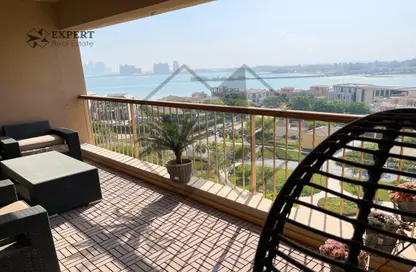 Balcony image for: Apartment - 2 Bedrooms - 2 Bathrooms for sale in East Porto Drive - Porto Arabia - The Pearl Island - Doha, Image 1