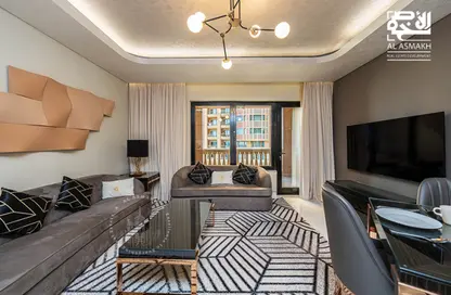 شقة - غرفة نوم - 2 حمامات للايجار في 12 تاور - بورتو أرابيا - جزيرة اللؤلؤة - الدوحة شقة - غرفة نوم - 2 حمامات للايجار في 12 تاور - بورتو أرابيا - جزيرة اللؤلؤة - الدوحة