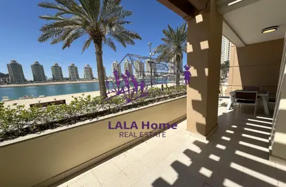 Townhouse - 1 Bedroom - 2 Bathrooms for rent in Viva East - Viva Bahriyah - The Pearl Island - Doha