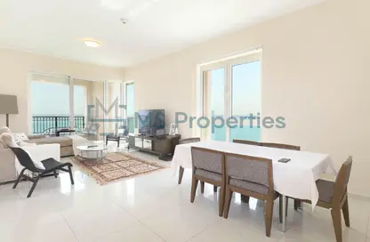 Apartment - 2 Bedrooms - 3 Bathrooms for rent in Viva East - Viva Bahriyah - The Pearl Island - Doha