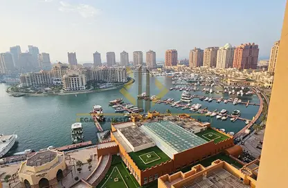 Apartment - Studio - 1 Bathroom for rent in West Porto Drive - Porto Arabia - The Pearl Island - Doha