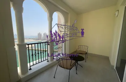 Apartment - 1 Bedroom - 2 Bathrooms for rent in Viva West - Viva Bahriyah - The Pearl Island - Doha