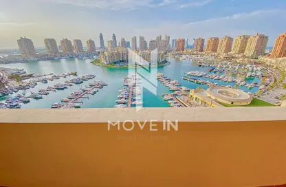 Apartment - 2 Bedrooms - 3 Bathrooms for rent in East Porto Drive - Porto Arabia - The Pearl Island - Doha
