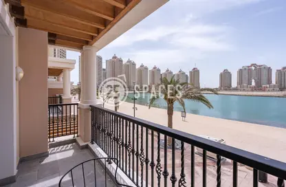 Balcony image for: Townhouse - 1 Bedroom - 2 Bathrooms for rent in Viva West - Viva Bahriyah - The Pearl Island - Doha, Image 1