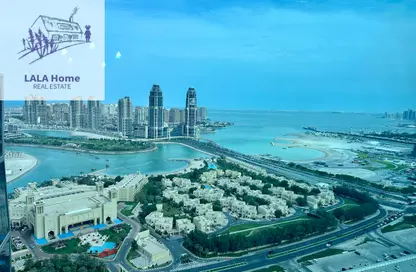 Apartment - 2 Bedrooms - 4 Bathrooms for rent in Zig Zag Tower B - Zig Zag Towers - West Bay - Doha