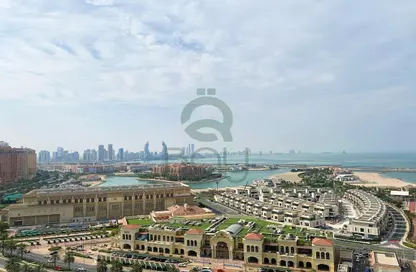 (بنتهاوس  (روف - 4 غرف نوم - 4 حمامات للايجار في فيفا غرب - فيفا بحرية - جزيرة اللؤلؤة - الدوحة