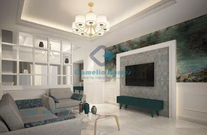 صورة لـ غرفة المعيشة شقة - 1 حمام للبيع في ابراج بن الشيخ - المرقاب الجديد - الدوحة ، صورة رقم 1
