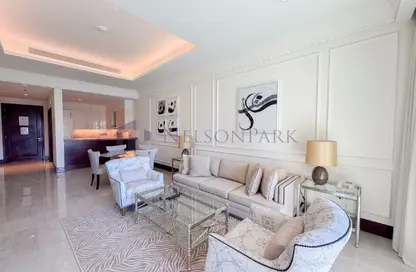 شقة - غرفة نوم - 2 حمامات للايجار في The St. Regis Marsa Arabia Island - Marsa Arabia - جزيرة اللؤلؤة - الدوحة