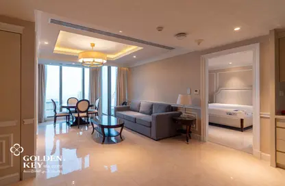 Apartment - 1 Bedroom - 2 Bathrooms for rent in Diplomatic Street - West Bay - Doha