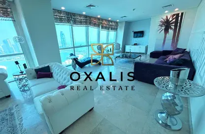 Apartment - 3 Bedrooms - 3 Bathrooms for rent in Zig Zag Tower A - Zig Zag Towers - West Bay - Doha