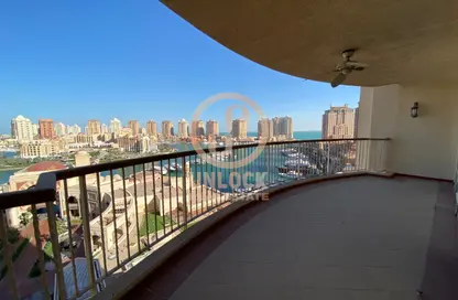 شقة - 3 غرف نوم - 3 حمامات للايجار في اجنحة بلال بيرل - فيفا بحرية - جزيرة اللؤلؤة - الدوحة