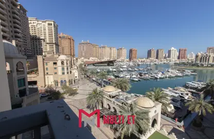 Water View image for: Townhouse - 2 Bedrooms - 3 Bathrooms for rent in East Porto Drive - Porto Arabia - The Pearl Island - Doha, Image 1