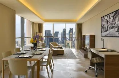 Apartment - 2 Bedrooms - 3 Bathrooms for rent in West Bay Tower - West Bay - West Bay - Doha