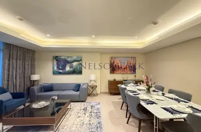 شقة - 2 غرف نوم - 3 حمامات للايجار في ابراج باي - منطقة الأبراج - جزيرة اللؤلؤة - الدوحة