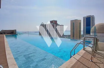 شقة - غرفة نوم - 2 حمامات للايجار في برج وست باي - الخليج الجنوبي - الخليج الغربي - الدوحة