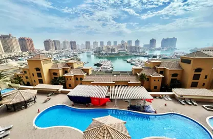 Apartment - 2 Bedrooms - 3 Bathrooms for rent in West Porto Drive - Porto Arabia - The Pearl Island - Doha