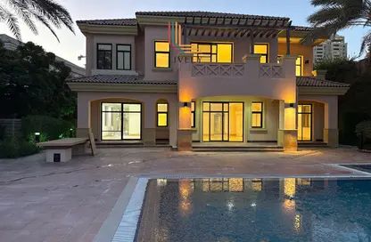 فيلا - 4 غرف نوم - 6 حمامات للايجار في طريق بورتو الغربي - بورتو أرابيا - جزيرة اللؤلؤة - الدوحة