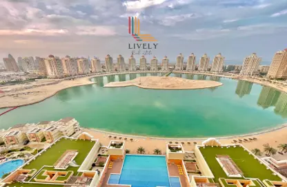 Apartment - 1 Bedroom - 2 Bathrooms for rent in Tower 27 - Viva Bahriyah - The Pearl Island - Doha