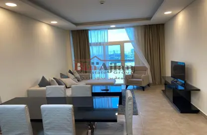 Living / Dining Room image for: Apartment - 2 Bedrooms - 2 Bathrooms for sale in Al Erkyah City - Lusail, Image 1