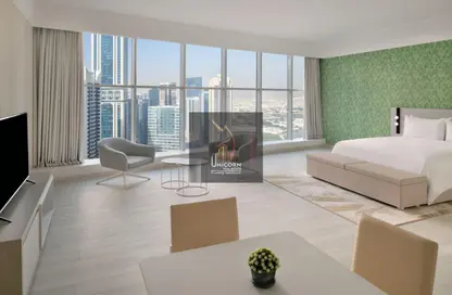 Hotel Apartments - Studio - 1 Bathroom for rent in West Bay Tower - West Bay - West Bay - Doha