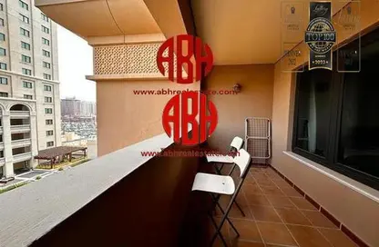 Apartment - Studio - 1 Bathroom for rent in East Porto Drive - Porto Arabia - The Pearl Island - Doha