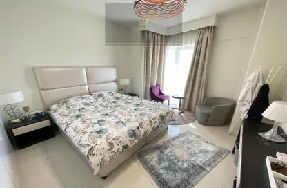 Room / Bedroom image for: Apartment - 1 Bedroom - 2 Bathrooms for rent in Burj DAMAC Waterfront - Waterfront Residential - The Waterfront - Lusail, Image 1