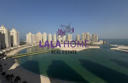Apartment - 2 Bedrooms - 4 Bathrooms for rent in Viva West - Viva Bahriyah - The Pearl Island - Doha