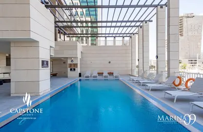 Apartment - 1 Bedroom - 2 Bathrooms for rent in Marina 9 Residences - Marina District - Lusail Apartment - 1 Bedroom - 2 Bathrooms for rent in Marina 9 Residences - Marina District - Lusail