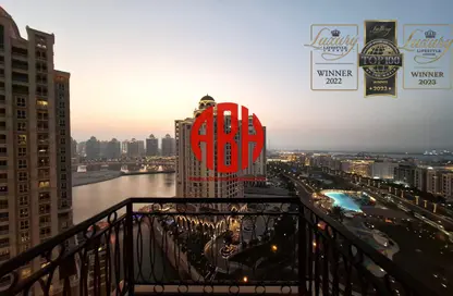 شقة - 2 غرف نوم - 3 حمامات للايجار في حدائق فلورستا - حدائق فلورستا - جزيرة اللؤلؤة - الدوحة