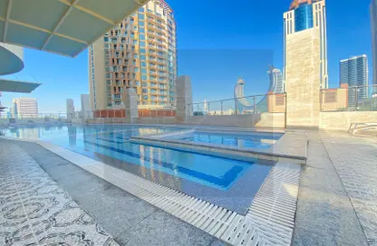Pool image for: Apartment - 2 Bedrooms - 2 Bathrooms for rent in Marina Residence 16 - Marina District - Lusail, Image 1