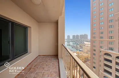 Apartment - 1 Bedroom - 2 Bathrooms for rent in West Porto Drive - Porto Arabia - The Pearl Island - Doha