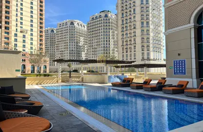 Apartment - Studio - 1 Bathroom for rent in Viva Bahriyah - The Pearl Island - Doha